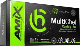 Amix Nutrition ChelaZone MultiChel Ca+Mg+Zn 90 kapslí