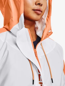 Dámska bunda Under Armour  Rush Woven FZ Jacket-WHT