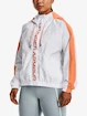 Dámska bunda Under Armour  Rush Woven FZ Jacket-WHT