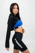 Dámska mikina Nebbia  Designer Cropped Hoodie black