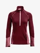 Dámska mikina Under Armour  ColdGear 1/2 Zip-RED