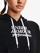 Dámska mikina Under Armour  Essential Script Hoodie-BLK