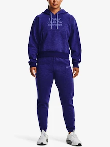 Dámska mikina Under Armour  Essential Script Hoodie-BLU