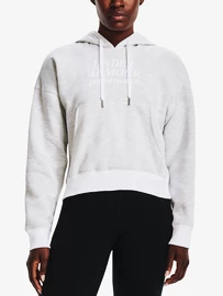 Dámska mikina Under Armour Essential Script Hoodie-WHT