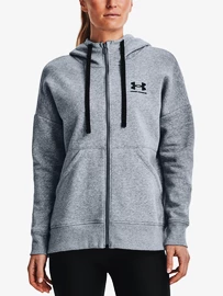 Dámska mikina Under Armour Rival Fleece FZ Hoodie-GRY