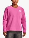 Dámska mikina Under Armour  Rival Fleece Oversize Crew-PNK