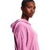 Dámska mikina Under Armour  Rival Terry Taped Hoodie Planet Pink