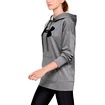 Dámska mikina Under Armour  Synthetic Fleece Chenille Logo PO Hooodie grey