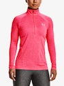 Dámska mikina Under Armour  Tech 1/2 Zip - Twist-PNK XS