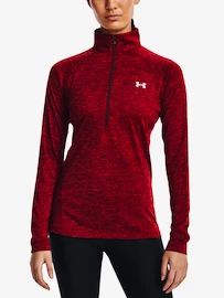 Dámska mikina Under Armour Tech 1/2 Zip - Twist-RED