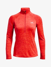 Dámska mikina Under Armour Tech 1/2 Zip - Twist-RED