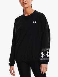 Dámska mikina Under Armour Woven Storm Graphic Crew-BLK