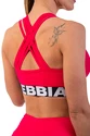 Dámska podprsenka Nebbia  Medium Impact Cross Back Sports Bra 410 pink