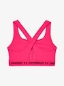 Dámska podprsenka Under Armour  Crossback Mid Bra-PNK