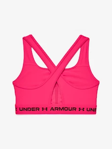 Dámska podprsenka Under Armour  Crossback Mid Bra-PNK