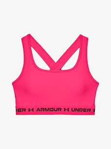 Dámska podprsenka Under Armour  Crossback Mid Bra-PNK