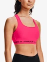 Dámska podprsenka Under Armour  Crossback Mid Bra-PNK