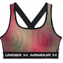 Dámska podprsenka Under Armour  Crossback Mid Print-BLK