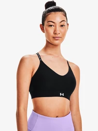 Dámska podprsenka Under Armour Infinity Covered Low-BLK