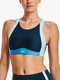 Dámska podprsenka Under Armour Infinity Mid High Neck Shine-BLU