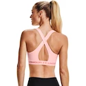 Dámska podprsenka Under Armour  Mid Keyhole Bra pink Beta Tint