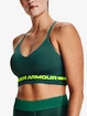 Dámska podprsenka Under Armour  Seamless Low Long Bra-GRN