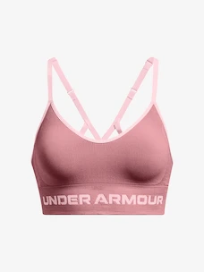 Dámska podprsenka Under Armour  Seamless Low Long Rib-PNK