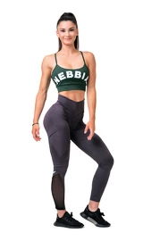Dámske legíny Nebbia Fit & Smart leggings high waist marron