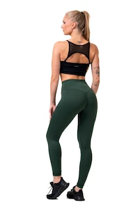 Dámske legíny Nebbia Hero Classic leggings high waist dark green