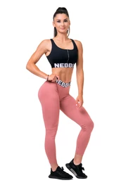 Dámske legíny Nebbia Hero Squat scrunch butt leggings old rose