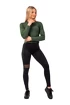 Dámske legíny Nebbia  High-Waist ¾ Length Sporty Leggings 404 black