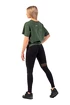 Dámske legíny Nebbia  High-Waist ¾ Length Sporty Leggings 404 black