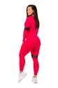 Dámske legíny Nebbia  High-Waist ¾ Length Sporty Leggings 404 pink