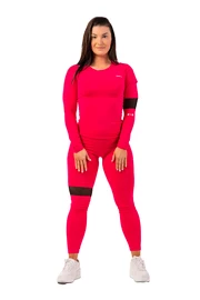 Dámske legíny Nebbia High-Waist ¾ Length Sporty Leggings 404 pink