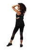 Dámske legíny Nebbia  High-Waist ¾ Length Sporty Leggings 406 black