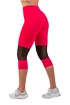 Dámske legíny Nebbia  High-Waist ¾ Length Sporty Leggings 406 pink