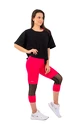 Dámske legíny Nebbia  High-Waist ¾ Length Sporty Leggings 406 pink