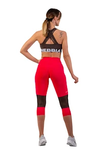 Dámske legíny Nebbia  High-Waist ¾ Length Sporty Leggings 406 pink