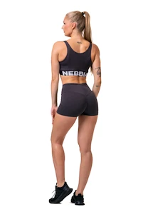 Dámske šortky Nebbia Hero Classic short high waist marron XS