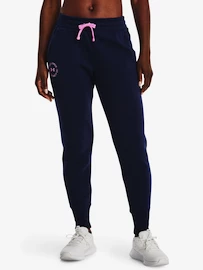 Dámske tepláky Under Armour Rival Fleece Crest Joggers-NVY