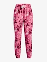 Dámske tepláky Under Armour  Rival Terry Print Jogger-PNK