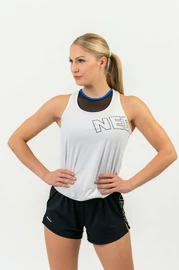 Dámske tielko Nebbia FIT Activewear Tank Top “Airy” with Reflective Logo white