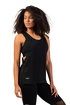 Dámske tielko Nebbia  Sleeveless Loose Cross Back Tank Top "Feeling Good" Black