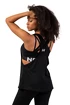 Dámske tielko Nebbia  Sleeveless Loose Cross Back Tank Top "Feeling Good" Black