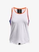 Dámske tielko Under Armour  2 in 1 Knockout Tank-WHT