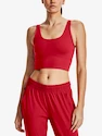 Dámske tielko Under Armour  Meridian Fitted Crop Tank-RED