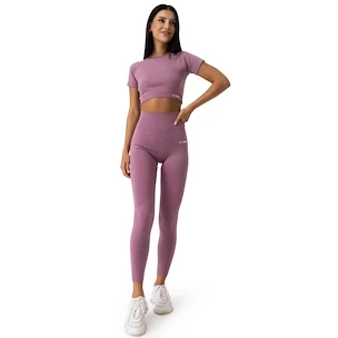 Dámske tričko GymBeam  FLO CropTop Violet XL