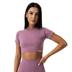 Dámske tričko GymBeam  FLO CropTop Violet XL