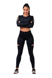 Dámske tričko Nebbia Crop Top 821 black