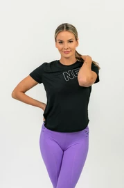 Dámske tričko Nebbia FIT Activewear Functional T-shirt with Short Sleeves black